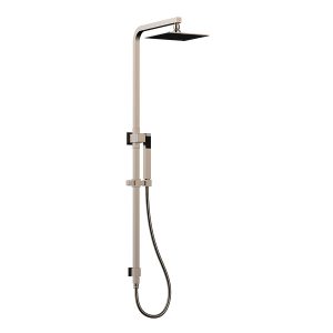 TS418 — Square Shower Set in brushed nickel BSS03-BN