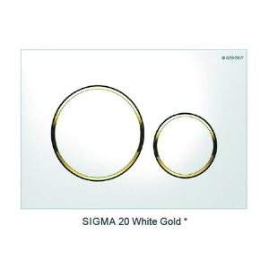 TT516 White Gold — Round Dual Flush Button Sigma20-white_gold