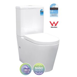DENVER Back To Wall Rimless Toilet Suite TTN116