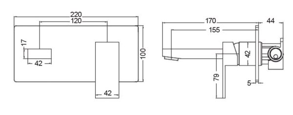 TTP217 - Wall Mixer BTD3104_drawing_web