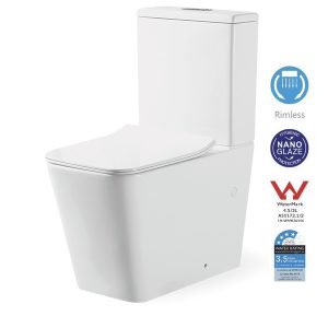 ATN511 - VIOLET Rimless Flush Toilet Suite