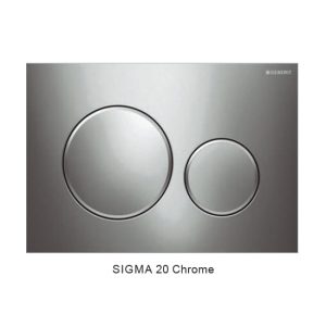 Sigma20 TT514 — Round Dual Flush Button - Chrome