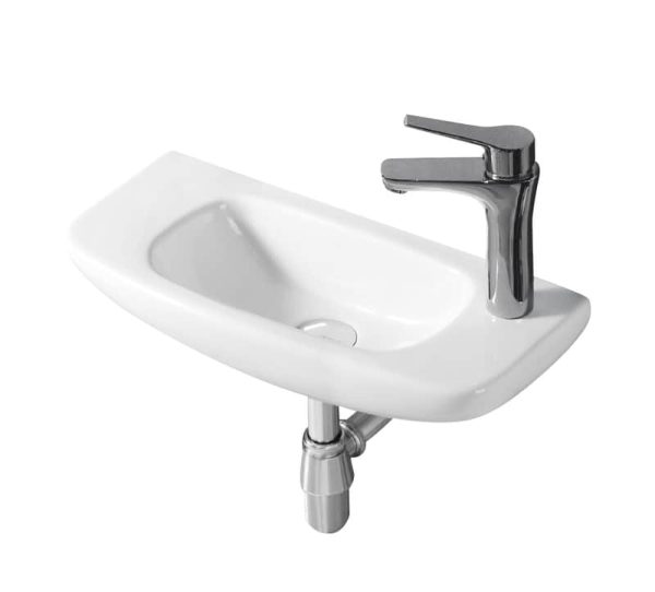 HUGO 495* 220 mm Wall Hung Basin Gloss White TBS118