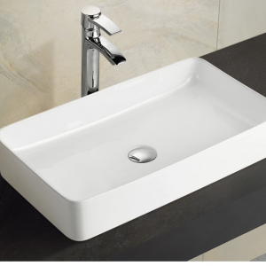 DIOR-II 505* 340 mm Rectangle Above Counter Basin Matte White