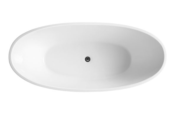 BRAVO 1500/ 1700 Free Standing Bathtub Gloss White TB117