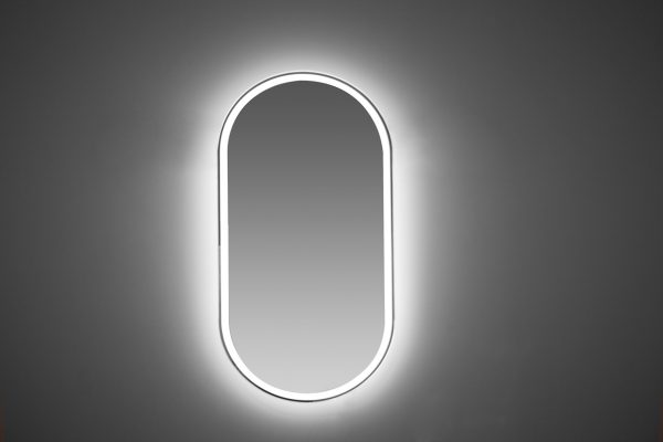 ECLIPSE 450mm Oval Backlit LED Bathroom Mirror TM209