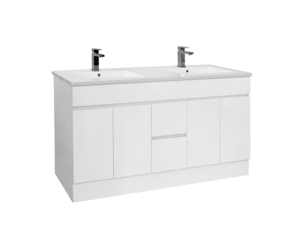 ROXIO 1500 Gloss White Free Standing Vanity TV224