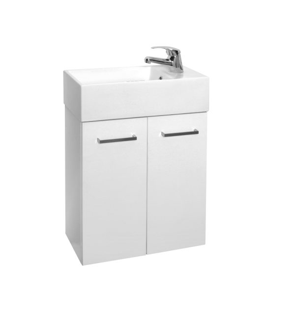 Buy TINY 500W Gloss White Wall Hung Vanity in Melbourne