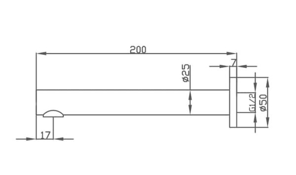 JESS Basin/ Bath Wall Mounted Spout