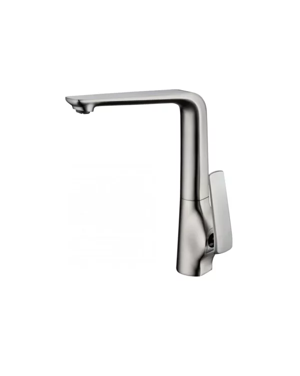 Norico Esperia Matte Black & Chrome Kitchen Sink Mixer Tap