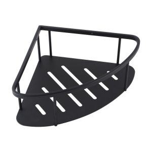 BLAZE Matte Black Stainless Steel 2 Tier Shower Caddy Shelf
