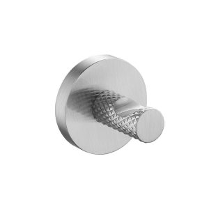 TIARA Knurled Toilet Roll Holder - Brushed Brass
