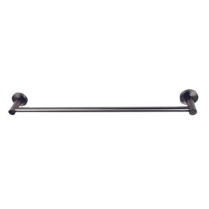 JESS 600mm Single Towel Rail - Gun Metal