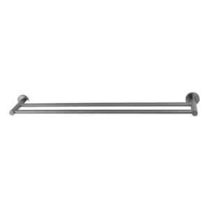 JESS 750mm Double Towel Rail - Gun Metal