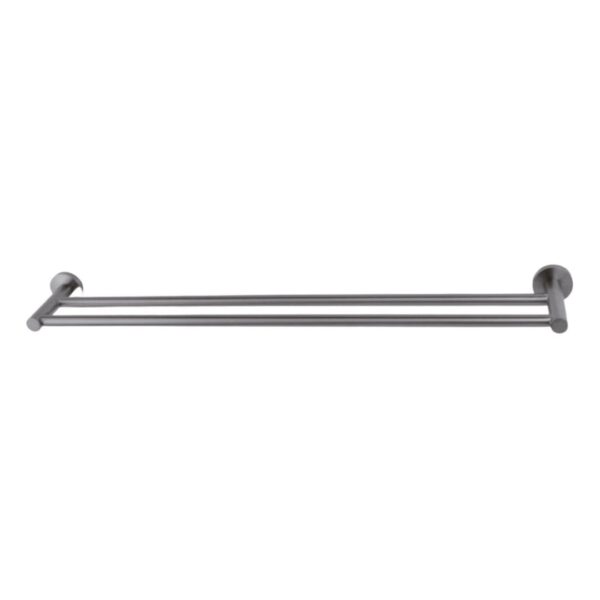 JESS 750mm Double Towel Rail - Gun Metal