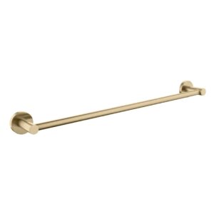 JESS 600mm Single Towel Rail - Brushed Brass