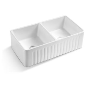 BUTLERS 765x455mm Ceramic Single Bowl Kitchen/ Laundry Sink White