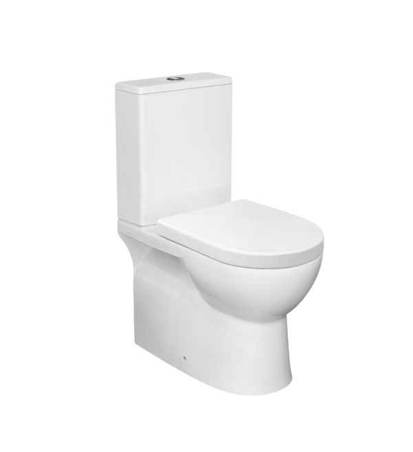 BIANCO-II Wall-faced Raised Height Rimless Toilet Suite