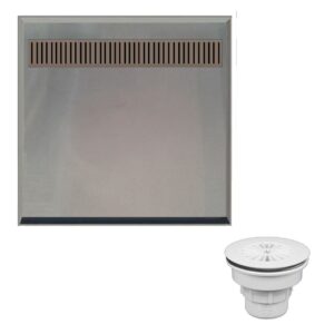 INTERNO 895mm SMC Tile Tray with Stainless Steel 304 Grade Channel