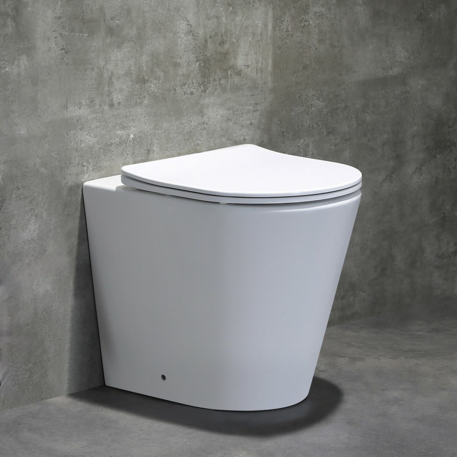 BOSTON Tornado Rimless in-wall Floor Toilet Pan - Gloss White in ...