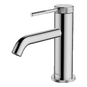 POCO Knurled Basin Mixer CHROME
