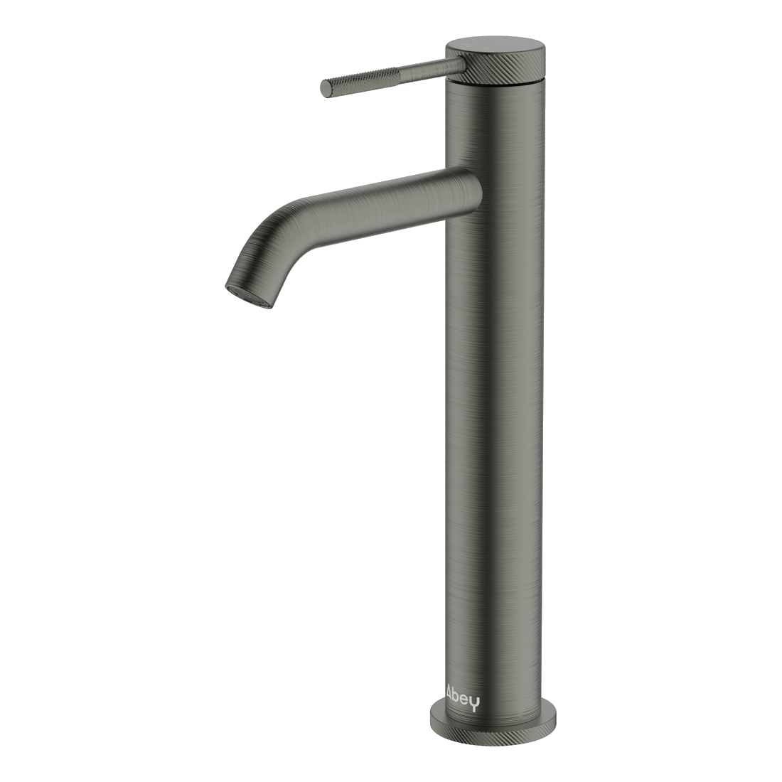 POCO Knurled High Basin Mixer GUN METAL