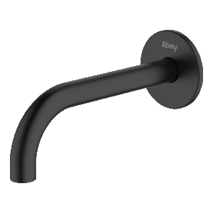 POCO Curved 165mm Basin/ Bath Spout BLACK