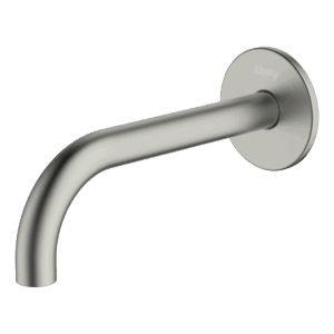 POCO Curved 165mm Basin/ Bath Spout Brushed Nickel