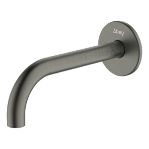POCO Curved 165mm Basin/ Bath Spout Gun Metal