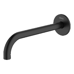 POCO Curved 220mm Basin/ Bath Spout BLACK
