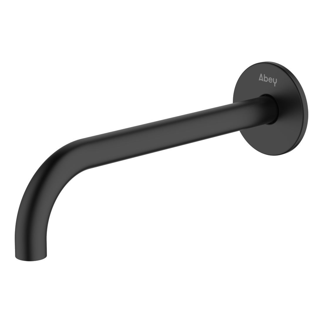 POCO Curved 220mm Basin/ Bath Spout BLACK