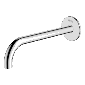 POCO Curved 220mm Basin/ Bath Spout CHROME