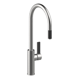 Luz Kitchen Mixer With Pull-Out in Brushed Nickel