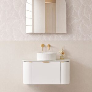 Plateau 900/ 1200/ 1500mm Matte White Wall Hung Vanity