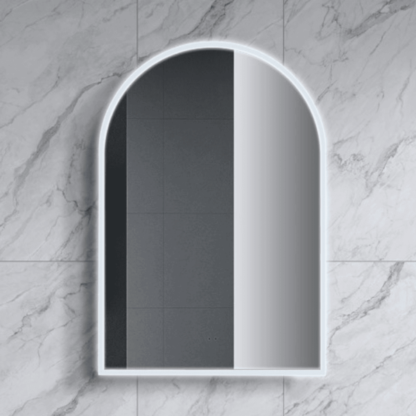 Tasman 610x900mm Arch LED Touchless Frameless Mirror