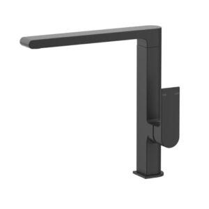 Beki Square Sink Mixer in Black