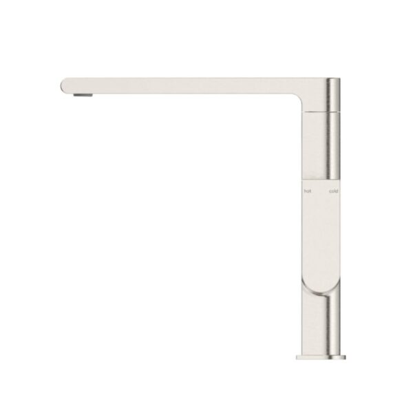 Beki Square Sink Mixer in Brushed Nickel - Image 2
