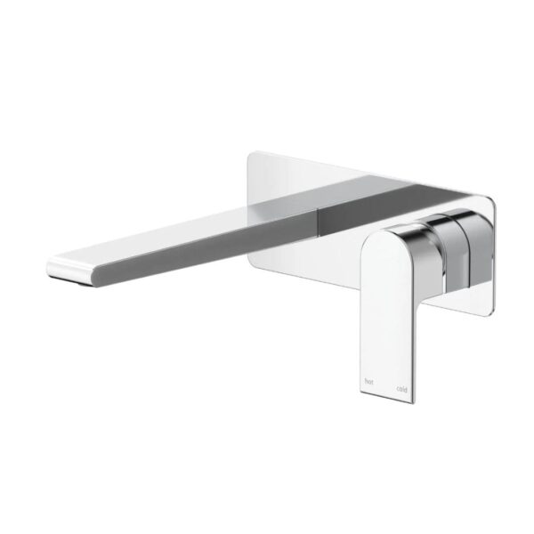 Beki Wall Mixer Spout Combo in Chrome