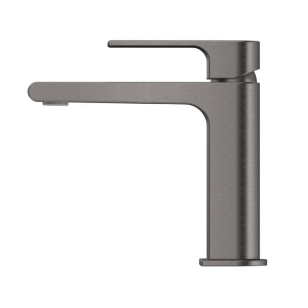 Beki Short Basin Mixer in Gun Metal - Image 2
