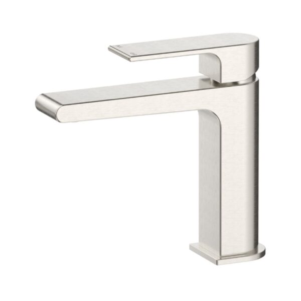 Beki Short Basin Mixer in Brushed Nickel