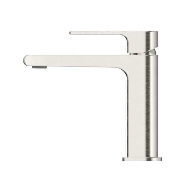 Beki Short Basin Mixer in Brushed Nickel - Image 2