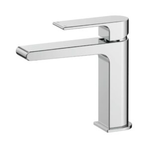 Beki Short Basin Mixer in Chrome