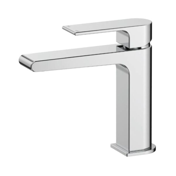 Beki Short Basin Mixer in Chrome