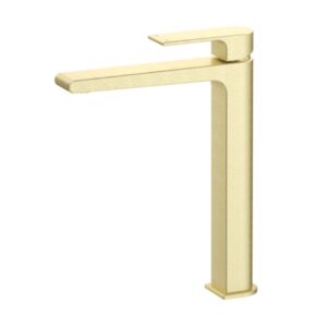 Beki Tall Basin Mixer in French Gold
