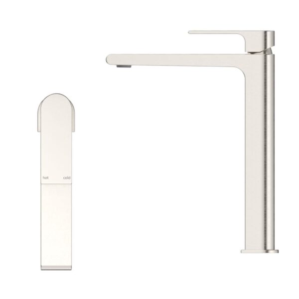 Beki Tall Basin Mixer in Brushed Nickel - Image 2