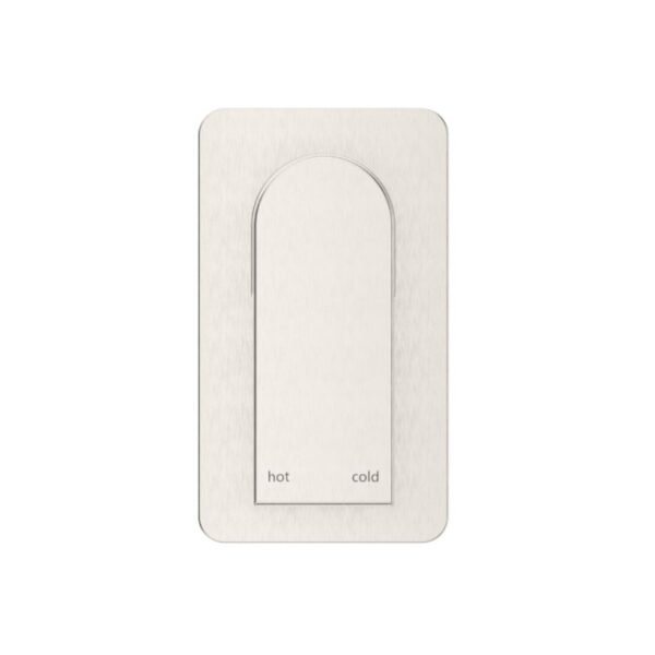 Beki Square Plate Shower Mixer in Brushed Nickel - Image 2