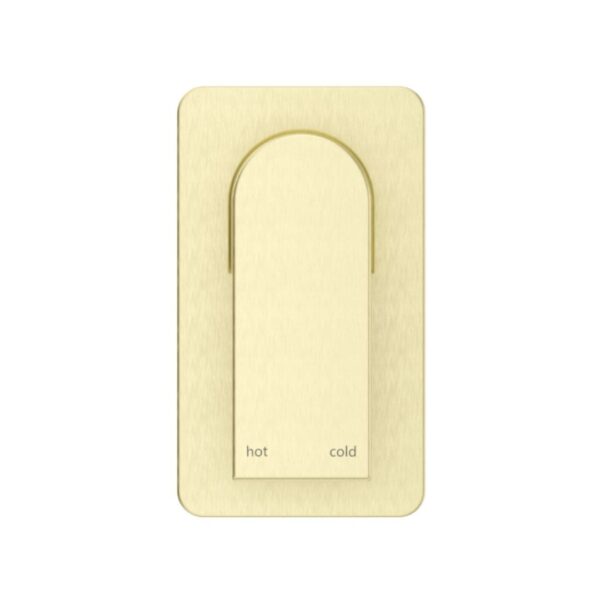 Beki Square Plate Shower Mixer in French Gold - Image 2