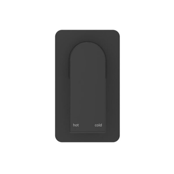 Beki Square Plate Shower Mixer in Black - Image 2