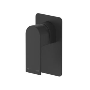 Beki Square Plate Shower Mixer in Black