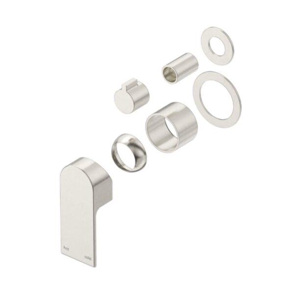 Beki Eleniko 2 piece Shower Mixer Diverter in Brushed Nickel - Image 2